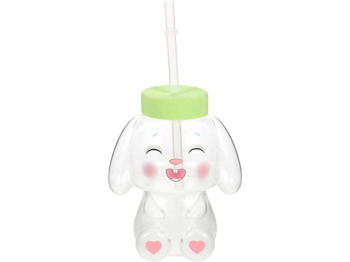 Gatuida Rabbit Gbelet Leve E Portátil 400ml, Com Canudo