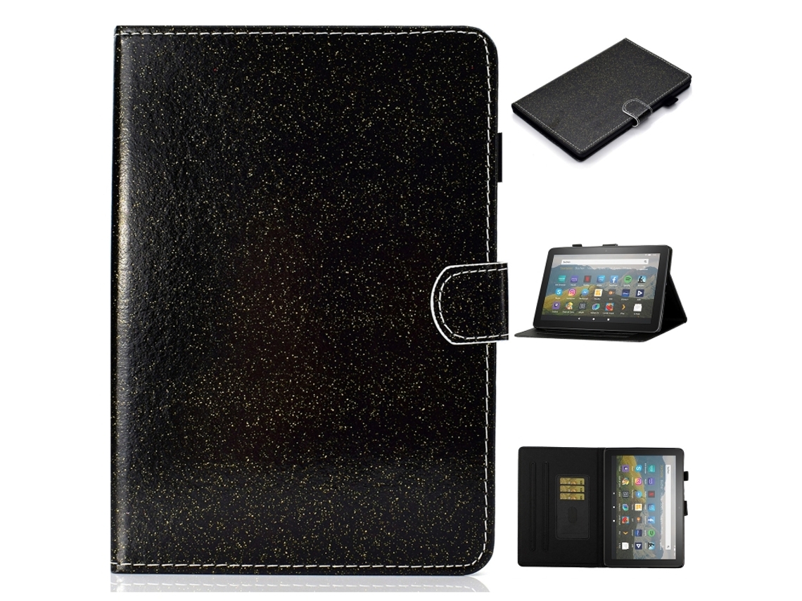 Capa Halinuia Para Tablet Amazon Fire Hd 10, Cor Preta