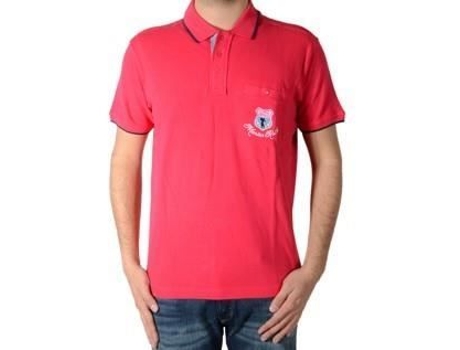 Polo de Homem MARION ROTH Rib Algodão Vermelho (M)