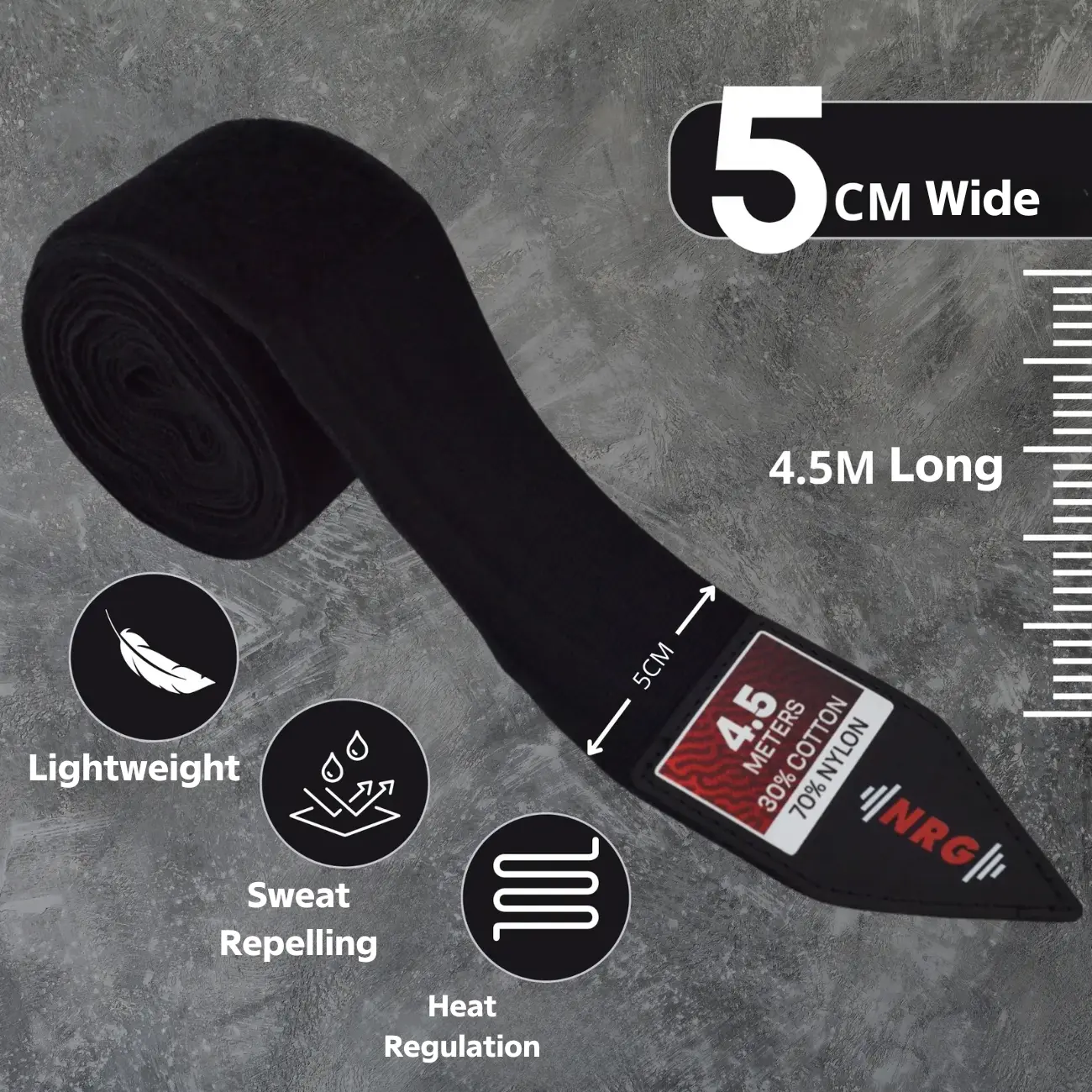 Bandagem De Boxe Bandagens 4,5 Metros Rosa Nrg Fitness