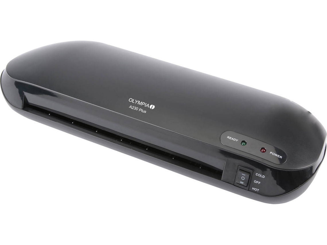 Plastificadora OLYMPIA A 230 Plus Preto (A4 - Térmica e a Frio)