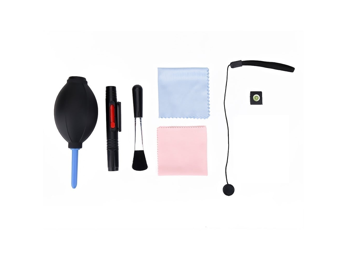 2026 kit de Limpeza para Lentes com Escova, Soprador de Poeira e Acessórios para Câmera