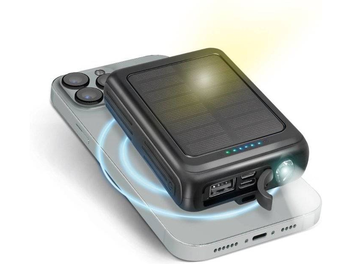 Powerbank SBS Solar MagSafe (5.000 mAh - Preto)