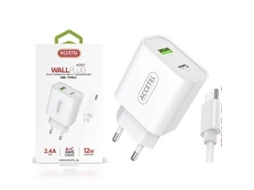 Carregador ACCETEL Redmi Note 11 4G (USB-C - Branco)