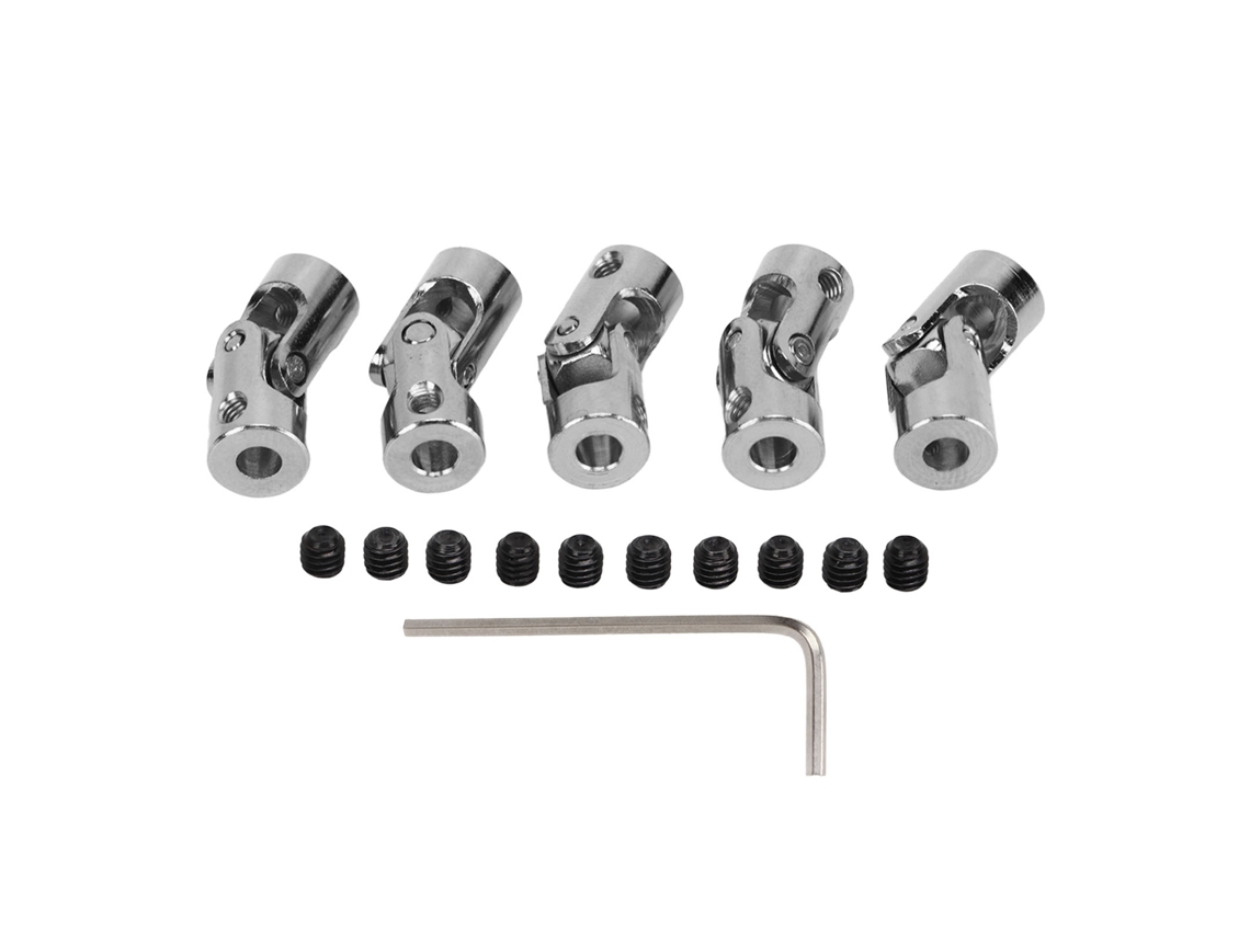 Mali cubo Universal de Eixo Rotativo 2 Etapas 4mm para Carro Barco Rc Motor Peça de Reposição Automotiva 5 Unidades