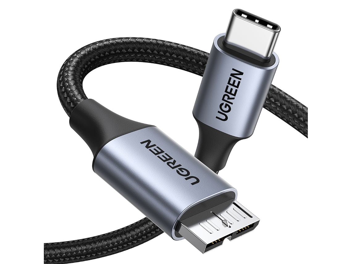 Cabo Usb-c To Micro B Data Transfer Fast Ugreen Cinzento