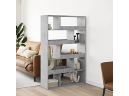 Vidaxl Estante 100x33x156,5 Cm Derivados De Madeira Cinzento Cimento