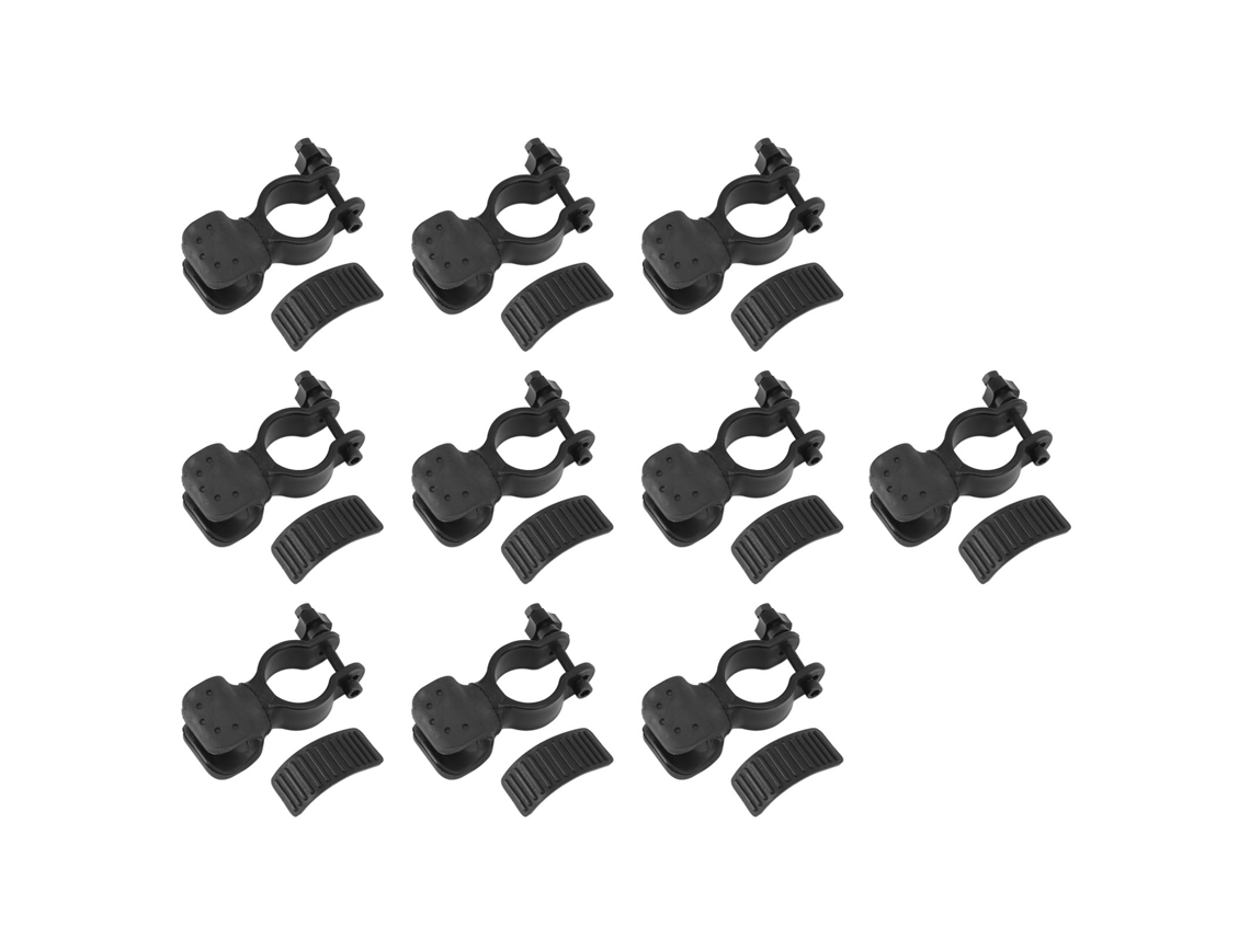 10pcs Suporte para lanterna de bicicleta rotativo 360 graus com rosca | S/MARCA