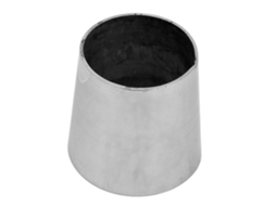 Redutor côncavo de aço inoxidável de alta qualidade para solda de topo, 51-63*1,5 mm