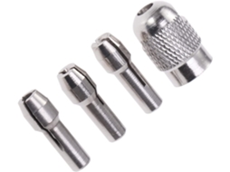 Conjunto De 4 Porcas De Pinça De Metal Prateado Para Esmerilhadeiras Elétricas