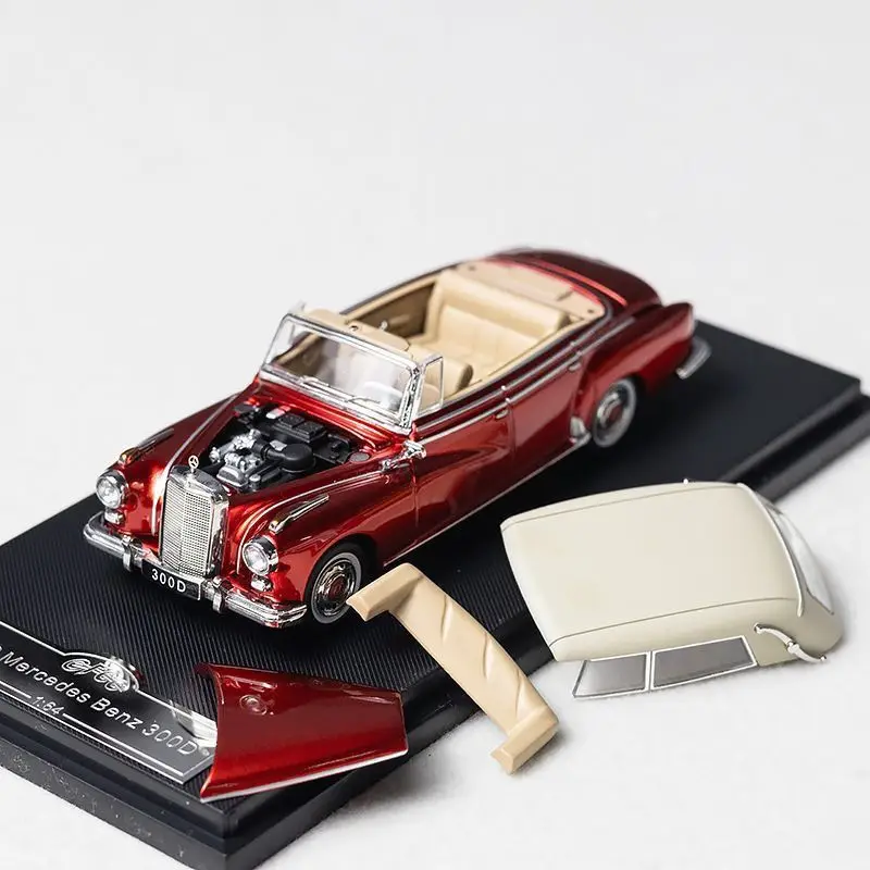(vermelho) Modelo De Carro Em Liga Metálica Na Escala 1:64 E Carrinho De Brinquedo