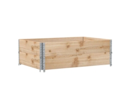 Pallet Collar, Pallet Collars Vidaxl Marrom Madeira (120 X 80 Cm)