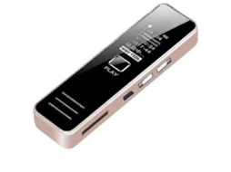 Lurelia Gravador De Voz Digital Com Reprodução Mp3, Cartão Tf/sd Para Reuniões, Aulas, Entrevistas - Rosa Ouro