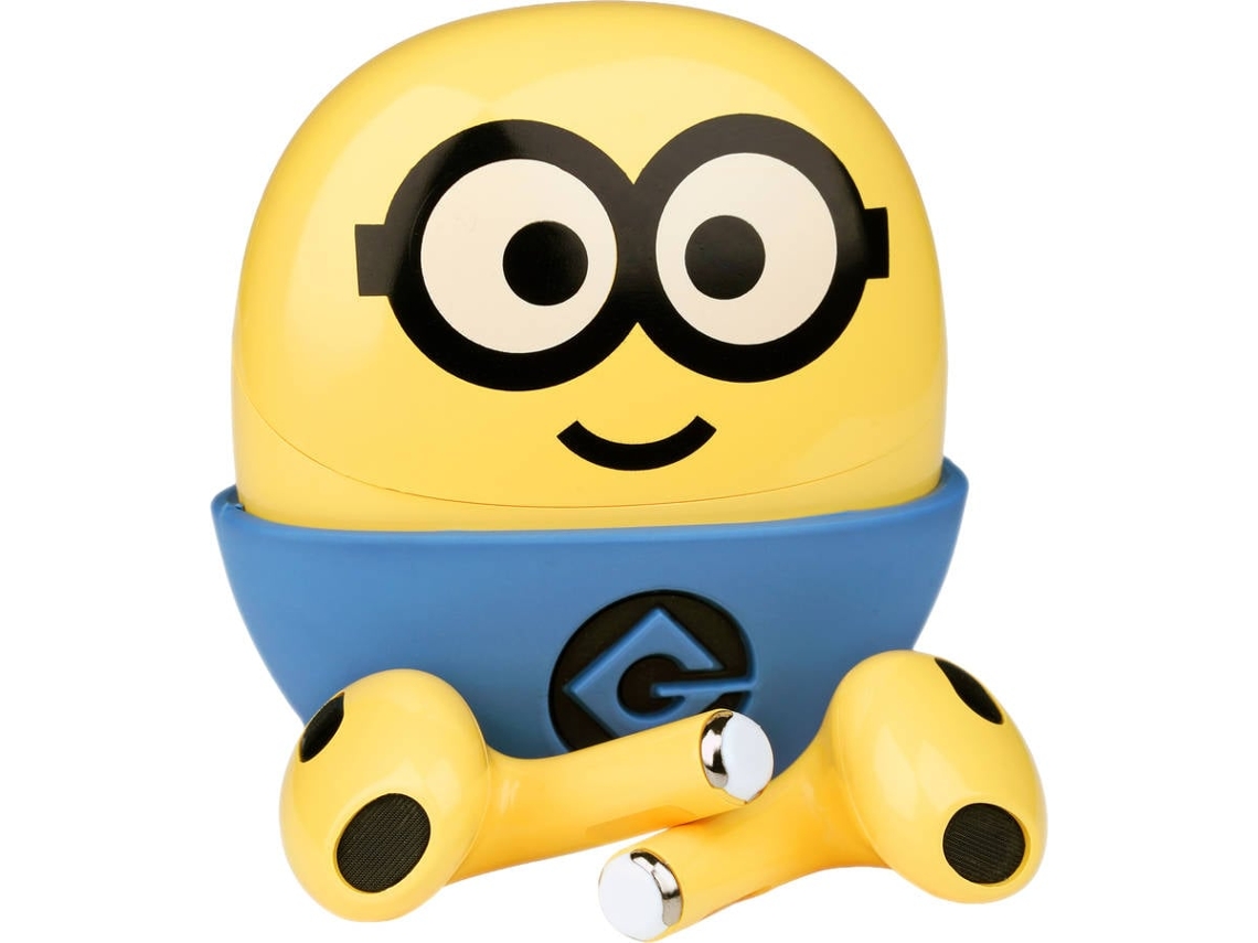 Auriculares LAZERBUILT Bluetooth Bob Minions (In Ear - Amarelo)