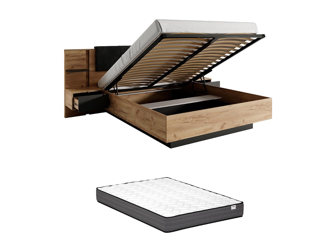 Cama Com Cofre Elynia
