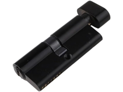 Cilindro de Latão preto 70 mm com segurança e proteção | S/MARCA