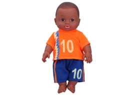 Mali boneca Bebê 30cm Simulação Realista Brinquedo para Crianças 3+ Vinil Cabelo Lavável