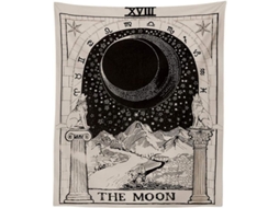 Tapestry De Tarot Lua Estrela Sol, Estilo Medieval Europeu, Decoração De Parede Para Casa
