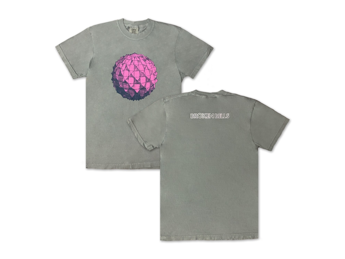 Broken Bells Orb T shirt ROCKINSTONE Size:s (sage)