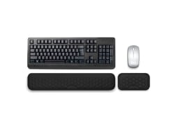 Preto 36x8x2cm, Apoio De Pulso Em Espuma Viscoelástica Para Teclado E Mouse, Antiderrapante Slowmoose