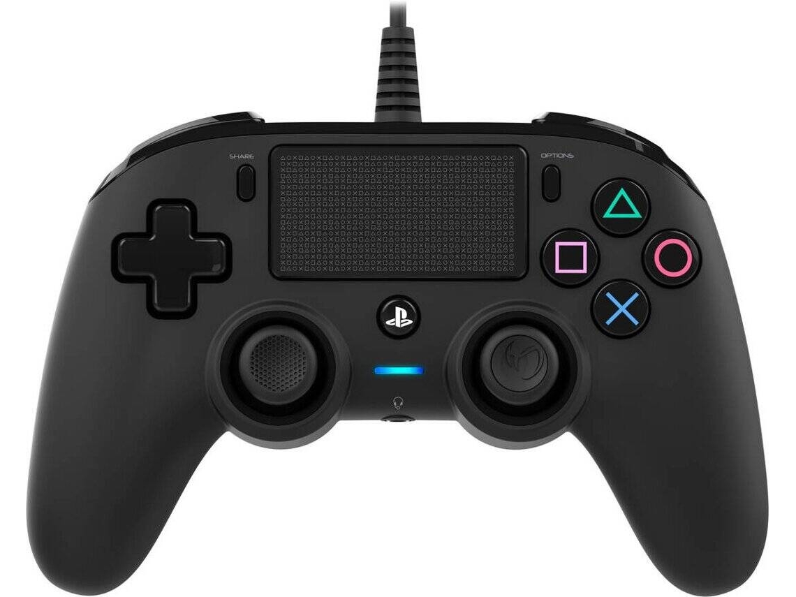 Comando PS4 BIG BEN Nacon Compact Com Fios (Preto)