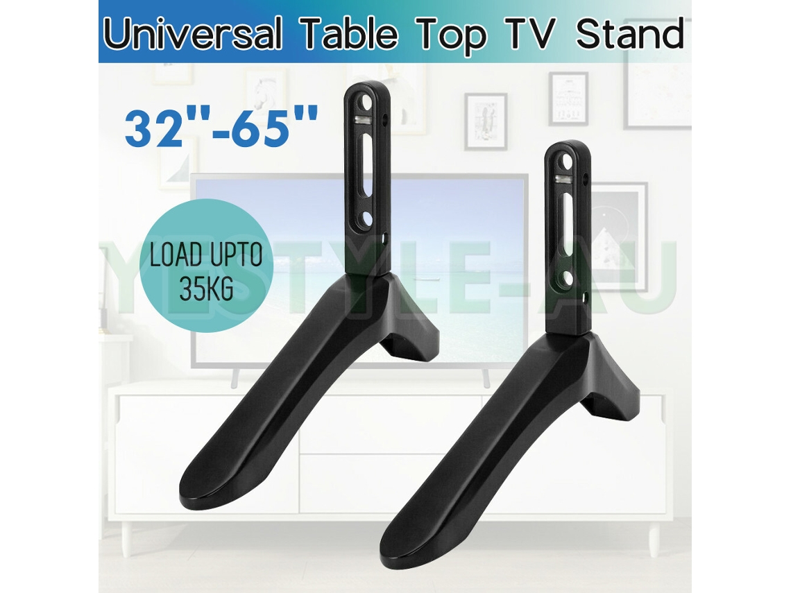 Suporte De Tv Com Pernas Para Montagem Em Led Lcd Universal Para Mesa E Tela Plana De Tv De 32 A 65 SUNNY SPACES