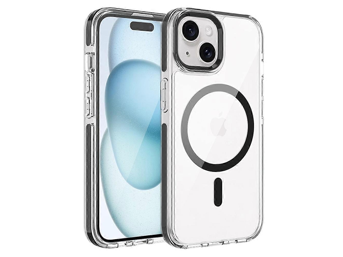 Capa Transparente Para Iphone 15 Compatível Com Capa Traseira Magsafe Tpupc