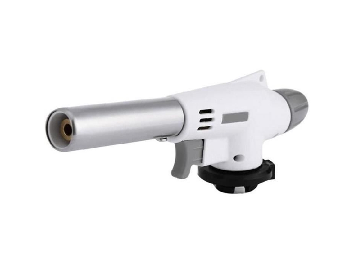 Pistola de cozimento, tocha de butano, isqueiro culinário de cozinha, queimador de solda, chama de acionador de fogo para churrasco (sem butano fu