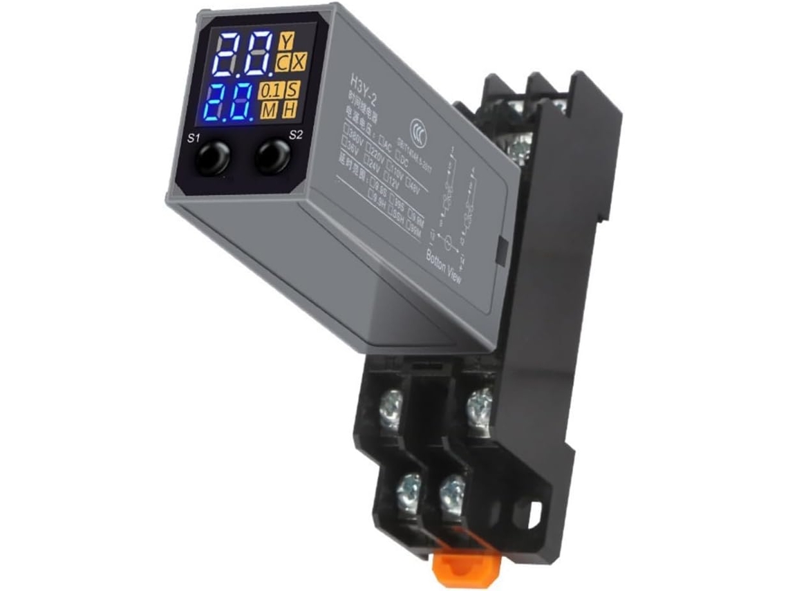 Relé De Retardo Com Display Lcd Controlador Energia