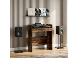 Vidaxl Mesa De Dj Carvalho Fumado 62 X 45 X 102 Cm