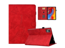 Capa De Couro Com Relevo Tower Para Tablet Lenovo Tab M11 / Xiaoxin Pad 11 2024