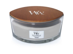 Velas Vidro Cinza/prata Woodwick 76106e