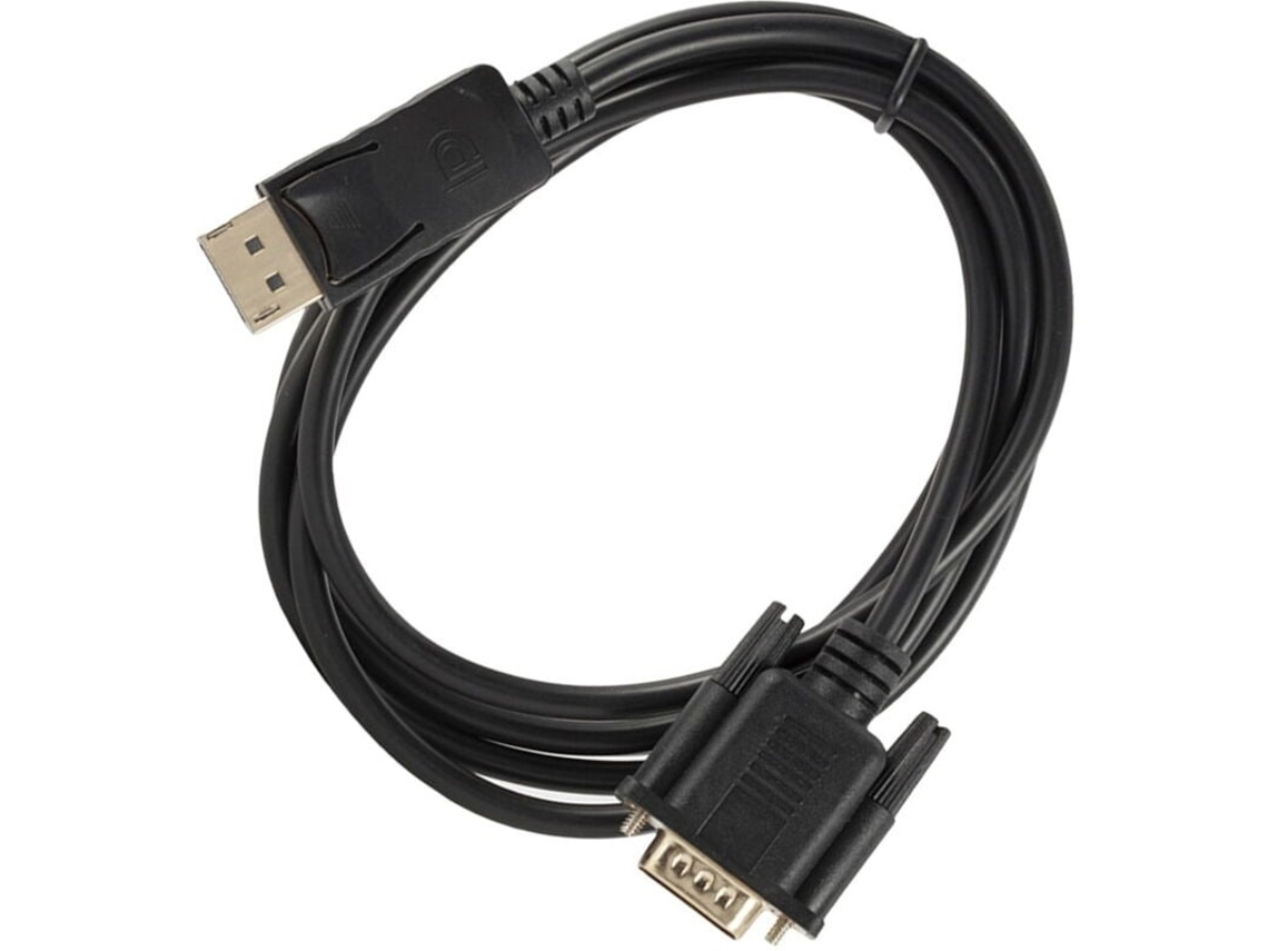 Adaptador DisplayPort Lurelia Cabo para VGA, macho, 1,8 m, preto