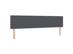 Cabeceira Led com Cabeceira Cinza Escuro 200 cm Poliéster MAISON EXCLUSIVE