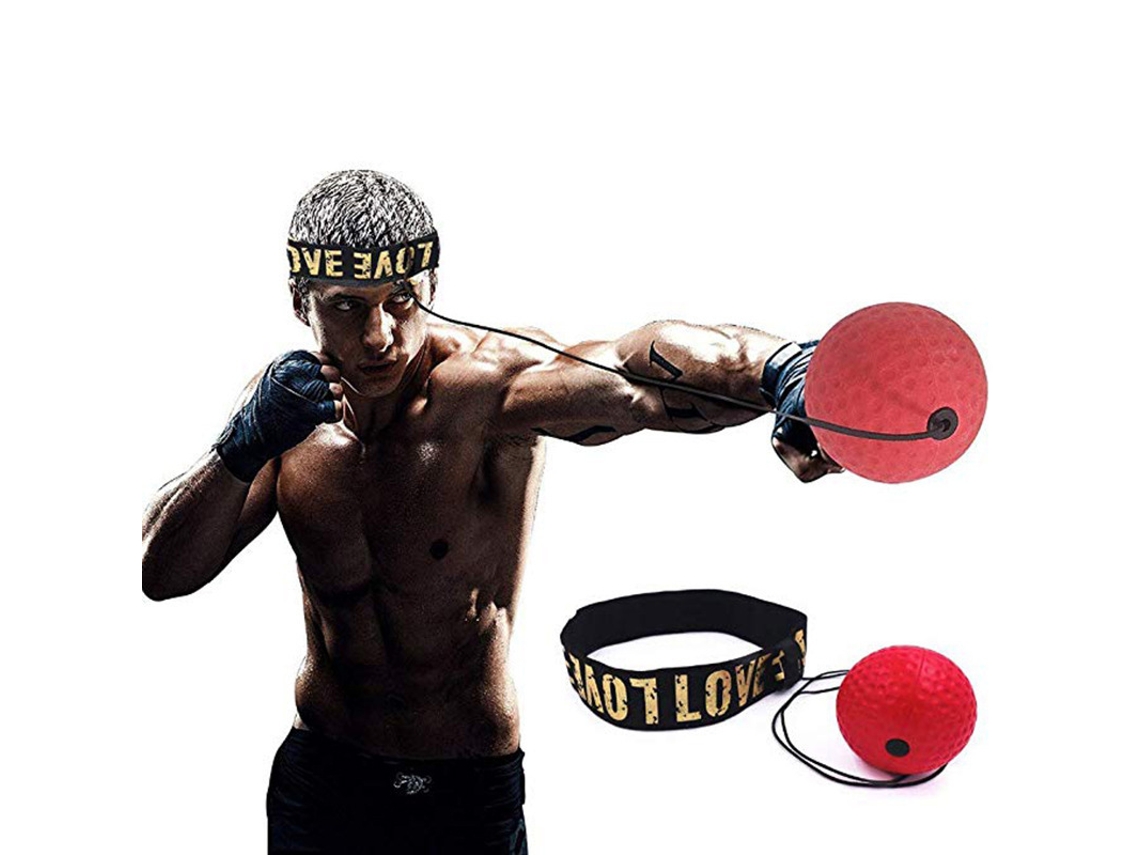 Mali bola de Reflexo de Boxe com Headband para Treinamento de Velocidade e Coordenação Olho mão