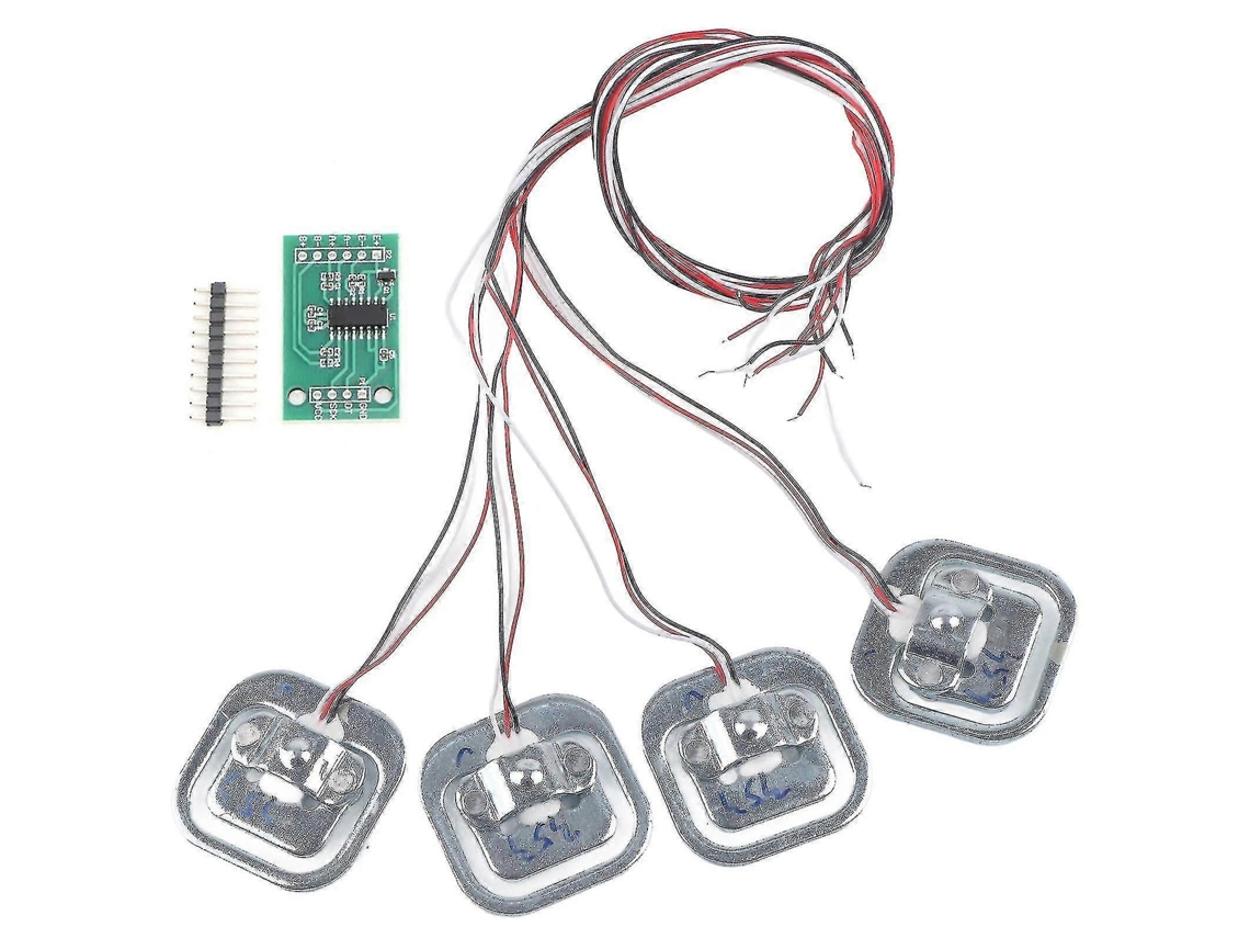 Hx711 Módulo 4 Pcs Pessoal 50kg Meia Ponte Conjunto De Sensor De Peso Strain Gauge PENGDSJE