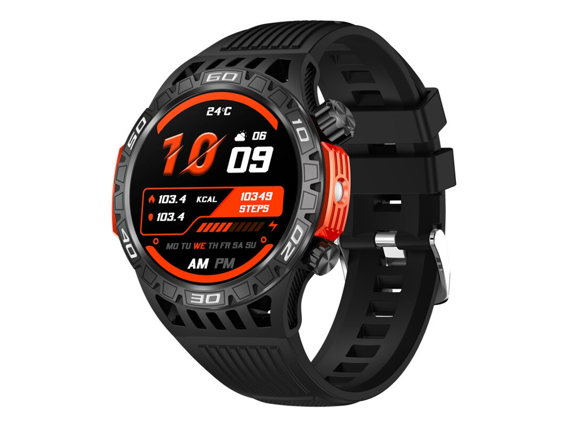 Blue Ht22 Tela Hd De 1,46inch Lanterna Bússola Chamada De Emergência Sos Bateria De Chamada Bluetooth Relógio Inteligente À Prova D'água 10m Mdug