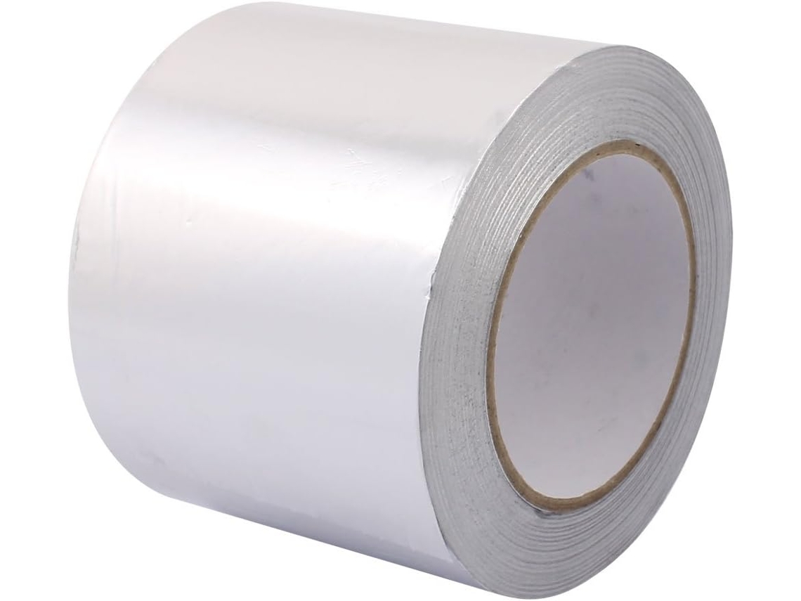 Fita de Alumínio Anti rasgo para Reparo de Canaletas, 100 Mm de Largura, 50 M, 0,06 CHABERLU