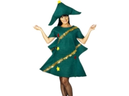 Fato de Mulher DISFRAZZES Árvore De Natal (Tam: Tamanho Único)