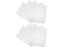 Pasta Transparente Sewacc Tipo L Para Documentos A4, Material Pp Durável, Grande Capacidade, Pacote Com 10 Unidades