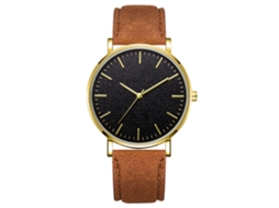 Reloj De Aleación Simple Y Moderno De Dial Redondo Con Cuarzo Para Mujer Y Hombre