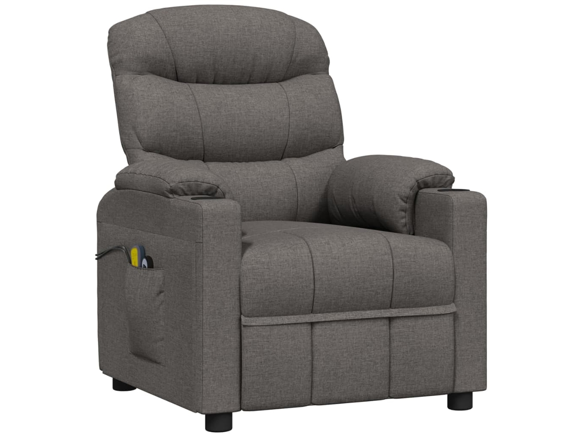 Electric Massage Chair, Electric Massage Chairs Vidaxl Cinzeto Tecido