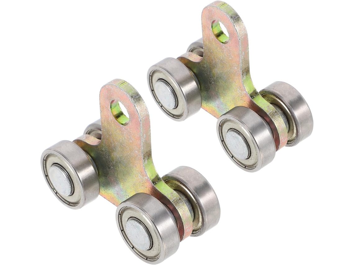 Conjunto De 2 Peças De Ferragens Para Porta De Correr Em Aço | Rodízios