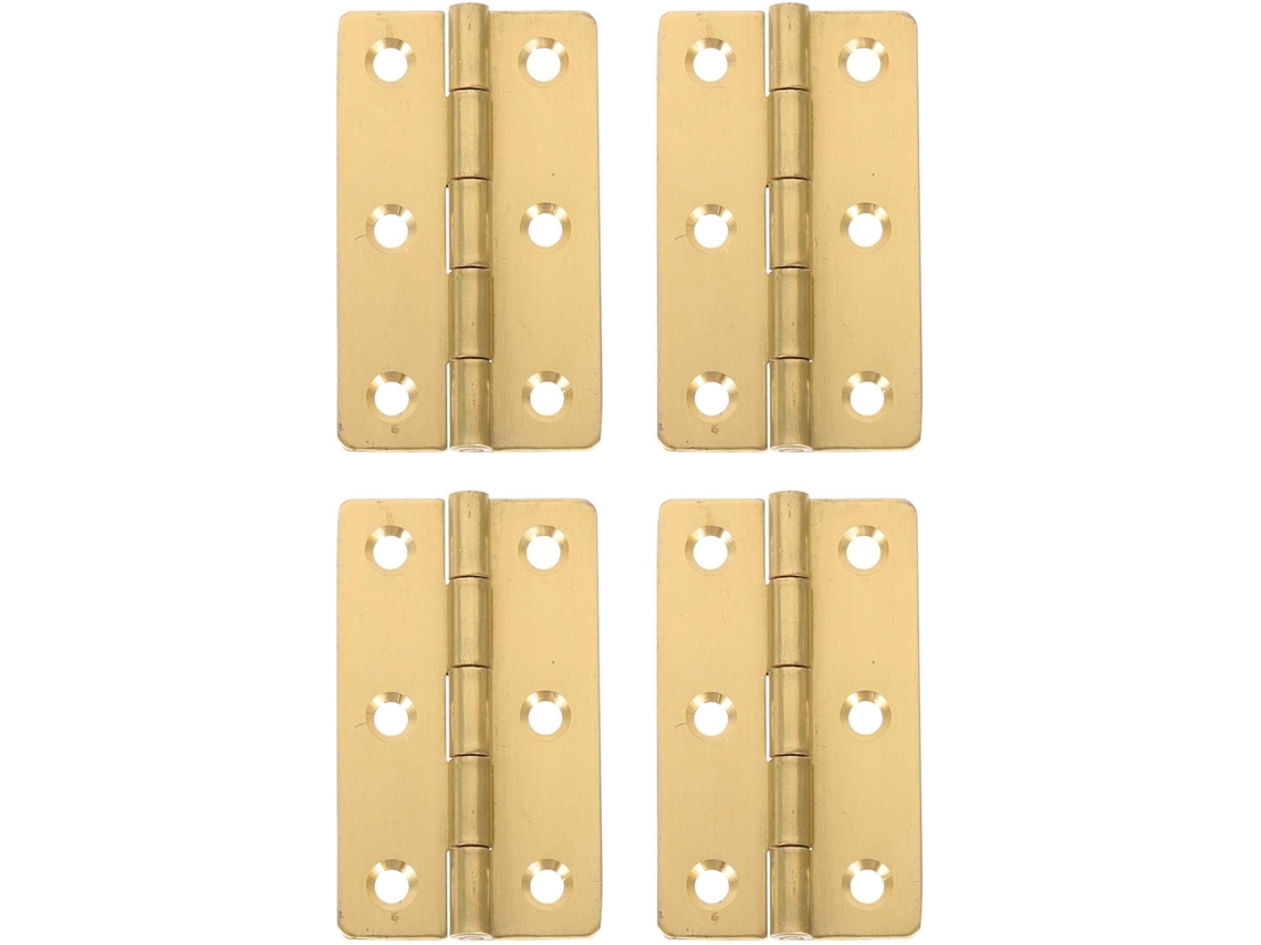 Abaodam Conjunto De 4 Dobradiças Cobre Para Piano, Ideais Para Caixas De Madeira E Artesanato, Com Rolamentos Grossos