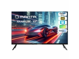 Smart Tv MANTA 32Lha123E Preto e 32