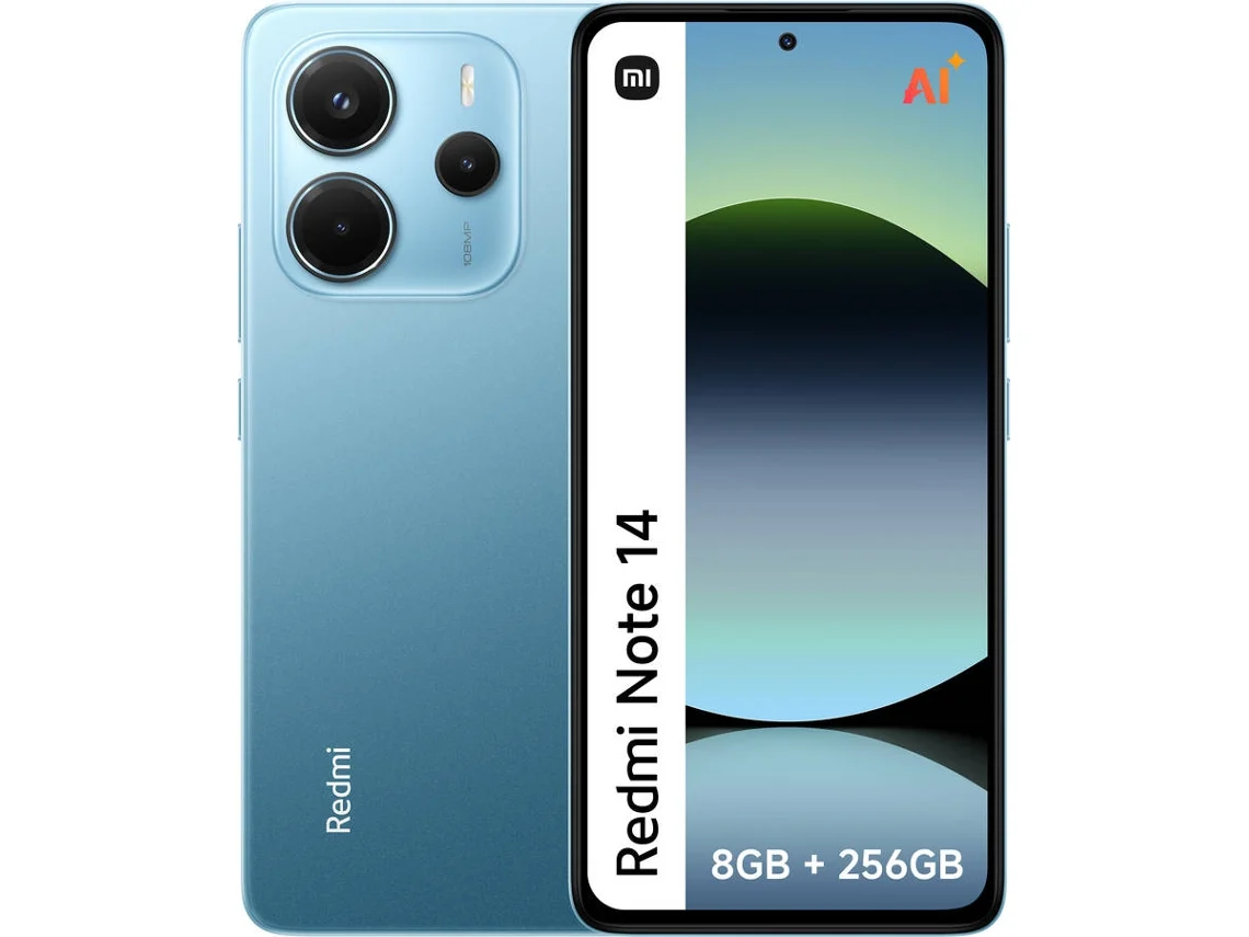 Smartphone XIAOMI Redmi Note 14 (6,67'' - 8 GB - 256 GB - Azul)