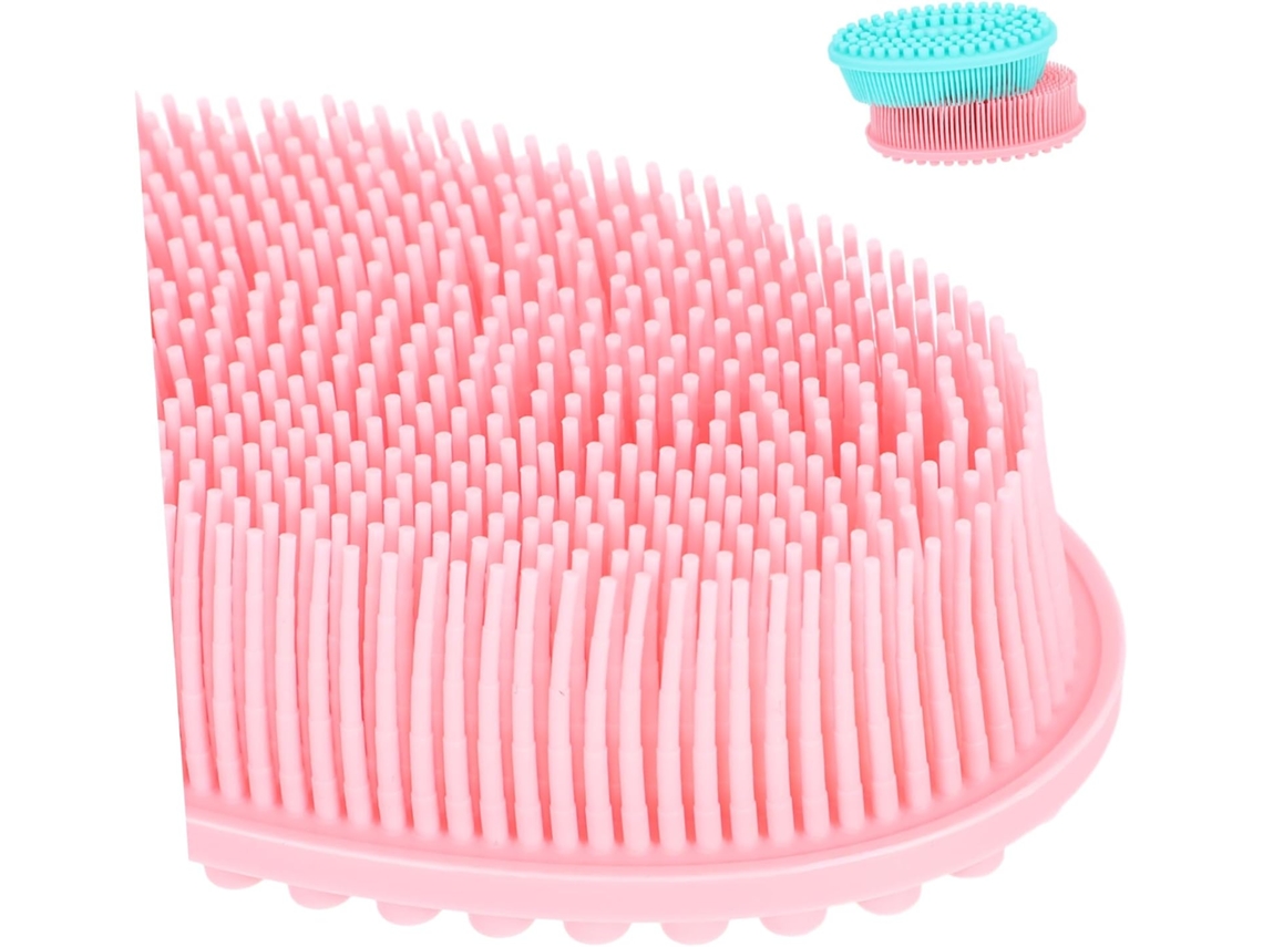 Escovas De Banho Silicone Dupla Face Kombuida, Esfoliação Suave E Massagem Sensorial, Conjunto Com 2-unidades, Leves E