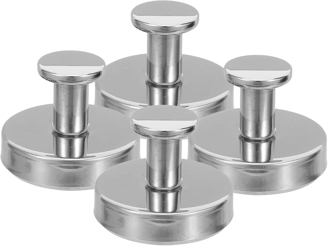 Conjunto De 4 Ganchos Aço Inoxidável Com Ventosa Para Pendurar