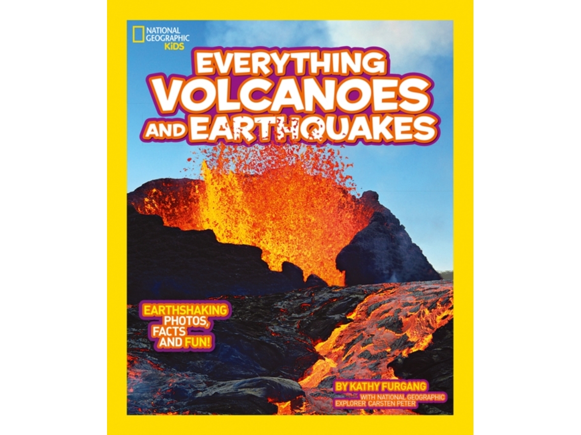 Livro Everything Volcanoes and Earthquakes de Kathy Furgang (Inglês)