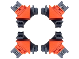 Abraçadeiras De Ângulo 4pcs Ajustáveis 90 Graus Multifuncionais Para Carpintaria Soldagem Furaduras Prateleiras